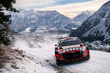 Sordo Dani/del Barrio Carlos - Hyundai i20 Coupe WRC - WRC Monte Carlo 2021