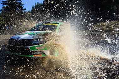 Mikkelsen Andreas/Edmondson Elliott - Skoda Fabia Rally2 Evo - WRC Greece 2021