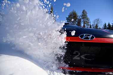 Loubet Pierre-Louis/Landais Vincent - Hyundai i20 Coupe WRC - WRC Arctic Rally 2021