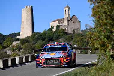 Loeb Sebastien/Elena Daniel - Hyundai i20 Coupe WRC - WRC RallyRACC Catalunya - Rally de Espana 2019