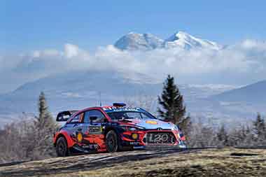 Loeb Sebastien/Elena Daniel - Hyundai i20 Coupe WRC - WRC Monte Carlo 2019
