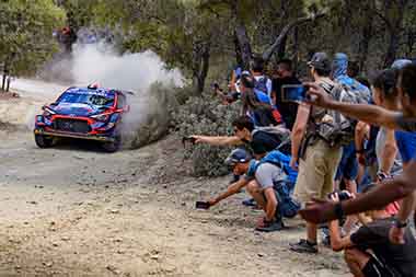 Loubet Pierre-Louis/Haut-Labourdette Florian - Hyundai i20 Coupe WRC - WRC Greece 2021