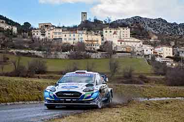 Greensmith Gus/Edmondson Elliott - Ford Fiesta WRC - WRC Monte Carlo 2021