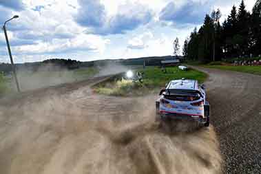 Paddon Hayden/Marshall Sebastian - Hyundai i20 Coupe WRC - WRC Finland 2018