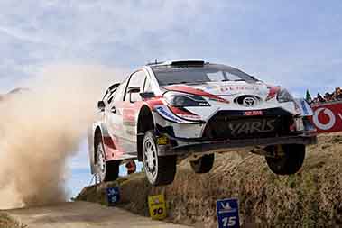 Tanak Ott/Jarveoja Martin - Toyota Yaris WRC - WRC Vodafone Rally de Portugal 2019