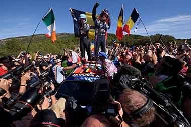 Neuville Thierry/Gilsoul Nicolas - Hyundai i20 Coupe WRC - WRC RallyRACC Catalunya - Rally de Espana 2019