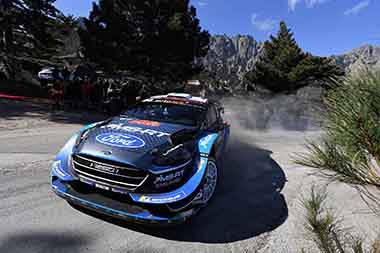 Suninen Teemu/Salminen Marko - Ford Fiesta WRC -  WRC Corsica Linea Tour de Corse 2019