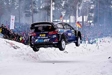 Tanak Ott/Jarveoja Martin - Ford Fiesta WRC - WRC Rally Sweden 2017