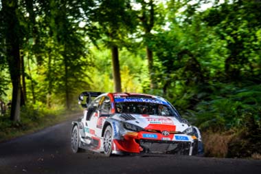Evans Elfyn/Martin Scott - Toyota GR Yaris Rally1 - WRC Belgium 2022