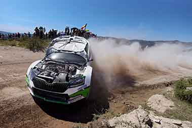 Kopecky Jan/Dresler Pavel - Skoda Fabia R5 - WRC Vodafone Rally de Portugal 2019